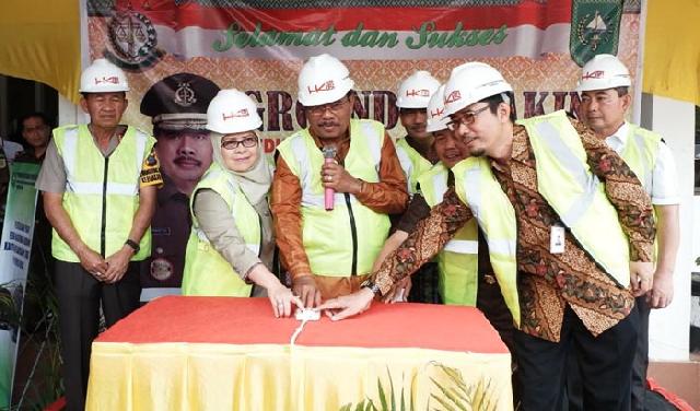  PT HK Optimis Pembangunan Gedung Baru Kejati Selesai Akhir Tahun Ini